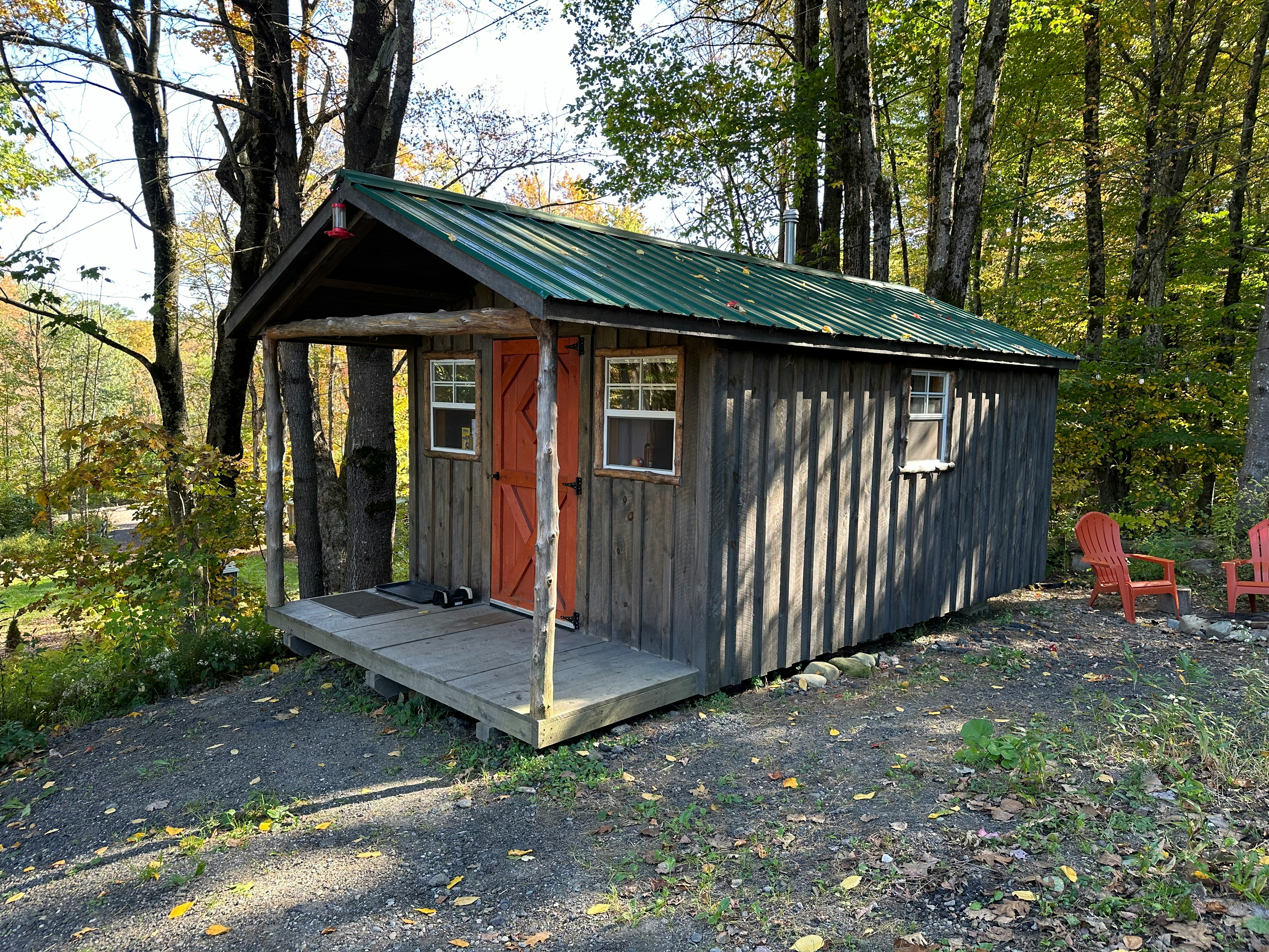 Off-Grid Cabin off-grid power setup